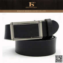 Cowhide automatic buckle leather belt design